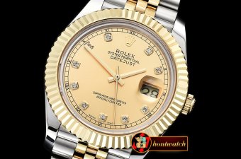 Rolex Datejust II - DJ2 41mm Jub Flt YG/SS Gold Diams BP A3235 M