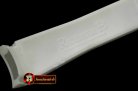 ROLACC021A - White Rubber Strap 20/18 with Insignia Clasp