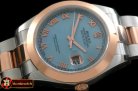 R2DJ0193K - SS/RG Oyster M-Blue Roman Asian Eta 2836-2