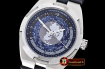 VACH. CONSTANTINE 2016 Overseas World Time 7700V SS/LE Blue MY82