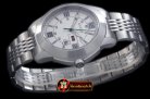 GU030B - G-Timeless Men SS/SS White Swiss Quartz
