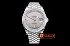 Rolex Datejust II DJ2 41mm Jub Flt SS/SS Light Grey Stk BP A3235