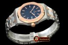 AP0305D - Royal Oak Ladies SS/RG Blue S-Qtz