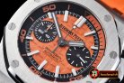 AP0335 - Royal Oak Offshore Diver Chrono SS/RU Orange JF A3126