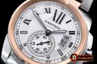 Best Quailty Cartier Cartier De Calibre RG/SS White JF Miyota 82