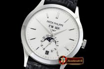 Patek Philippe Annual Cal. Moonphase Ref.5396 SS/LE Wht/St KMF MY9015