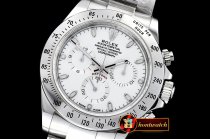 Rolex Daytona 116520 SS/SS White Sticks ARF Asia 4130 Mod