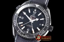 Omega Planet Ocean GMT Deep Black PVD/LE Black A5833 Mod