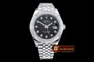 Rolex Yachtmaster DJ2 41mm Jub Flt SS/SS Black Diams BP Asia 323