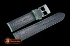 Breitling Distressed Look Green Leather Strap
