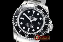 Rolex DeepSea Dweller 116660 904L SS/SS Black ARF V2 SH3135