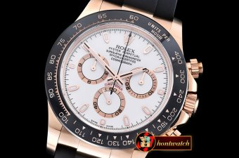 Rolex Daytona Cer RG/RU White Stick BP Ult A7750 Mod