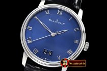 Blancpain Villeret Grande Date SS/LE Blue Num MY9015