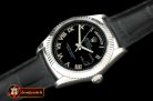 Replica Rolex DayDate Fluted Black Roman SS/LE Asian 2813