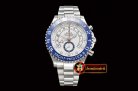 Rolex YachtMaster 116680 Blue SS/SS White BP Asia 4161 Mod