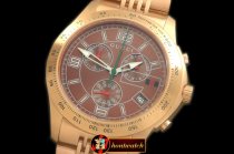 GU032B - G-Timeless Men Chrono RG/RG Brown Swiss Qtz