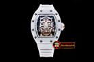 Richard Mille RM052 Skeleton Skull White CER/RU Rose Gold Custom