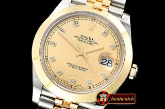 Rolex Datejust II 41mm Jub Smt Wrap YG/SS Gold Diam BP Swiss 2836