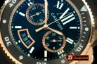 CAR0327D - Calibre de Cartier D-Chrono RG/RU Black OS20