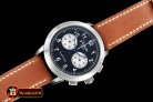 Glashutte Senator Navigator Chronograph SS/LE Blk/Wht A7750