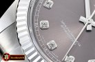 Rolex Datejust II DJ2 41mm Oyt Flt SS/SS Grey Diam BP Asia 2813