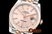 Rolex Datejust DJ2 41mm 18K Wrapped RG/SS Rose Noob A3235 Mod