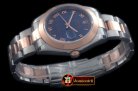 R2DJ0193H - SS/RG Oyster Blue Roman Asian Eta 2836-2