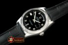 Rolex DayDate Fluted Black Diam SS/LE Asian Eta 2836