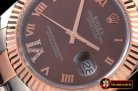 Best Replica Rolex Datejust II SS/RG Oyster Fluted Brown Roman A