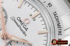 Omega Speedmaster Chronograph SS/SS Wht/R JHF A7750 Mod9300