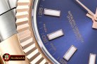 Rolex DJ2 41mm Oyst Flt RG/SS Blue Stk BP A3136 Mod