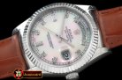 Replica Rolex DayDate Fluted M-Pink Diam SS/LE Asian 2813