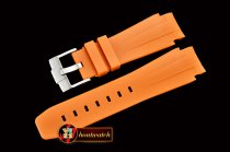 Rolex Rubber B Orange Vulcanized Strap For Rolex DeepSea