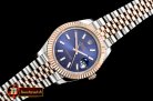 Rolex Datejust II DJ2 41mm Jub Flt RG/SS Blue Stk BP A3235 Mod