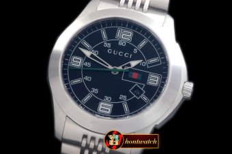 GU030C - G-Timeless Men SS/SS Black Swiss Quartz