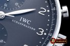 IWC Portuguese Chrono SS/LE Grey/Black ZF A79350 Mod