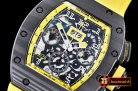 Replica Richard Mille RM011 Yellow Storm - 50 LE FC/NY - A7750