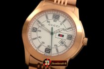 GU030A - G-Timeless Men RG/RG White Swiss Quartz