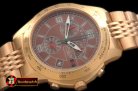 GU032B - G-Timeless Men Chrono RG/RG Brown Swiss Qtz