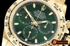 Rolex Daytona 116508LN YG/YG Green/Stk ARF Asia 4130 Mod