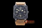 BELL & ROSS BR03-92 PVD/LE Blk/Yellow Miyota 9015