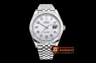 Rolex Datejust II DJ2 41mm Jub Flt SS/SS Silv Wht Num BP A3235 M