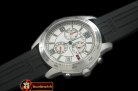 GU034A - G-Timeless Men Chrono SS/LE White Swiss Qtz