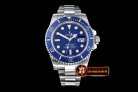 Rolex Submariner 116619LN SS/SS Blue BP V2 SP A3135 Mod