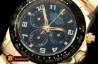 Replica Rolex Daytona 116528 YG/YG Blue Num A-7750 Sec@6