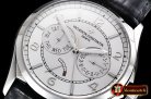 Vach. Constantine Traditionnelle Day-Date & Power Reserve SS/LE Wht A2475