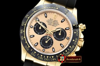 Rolex Daytona Cer YG/RU Gold Stk BP A7750 Mod