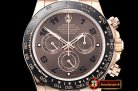 Rolex Daytona 116515 CER/RG/LE Brwn/Num OMF A4130 Mod