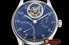 IWC Portugese Mystere Tourb IW504602 SS/LE Blue ZF Tourb