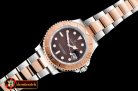 Rolex YachtMaster 116623 40mm Wrapped RG/SS Brown BP A3135